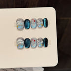 [Miss Pink Ballet]   (Handmade press on nails)  Short/Squoval Nails 10pcs/set