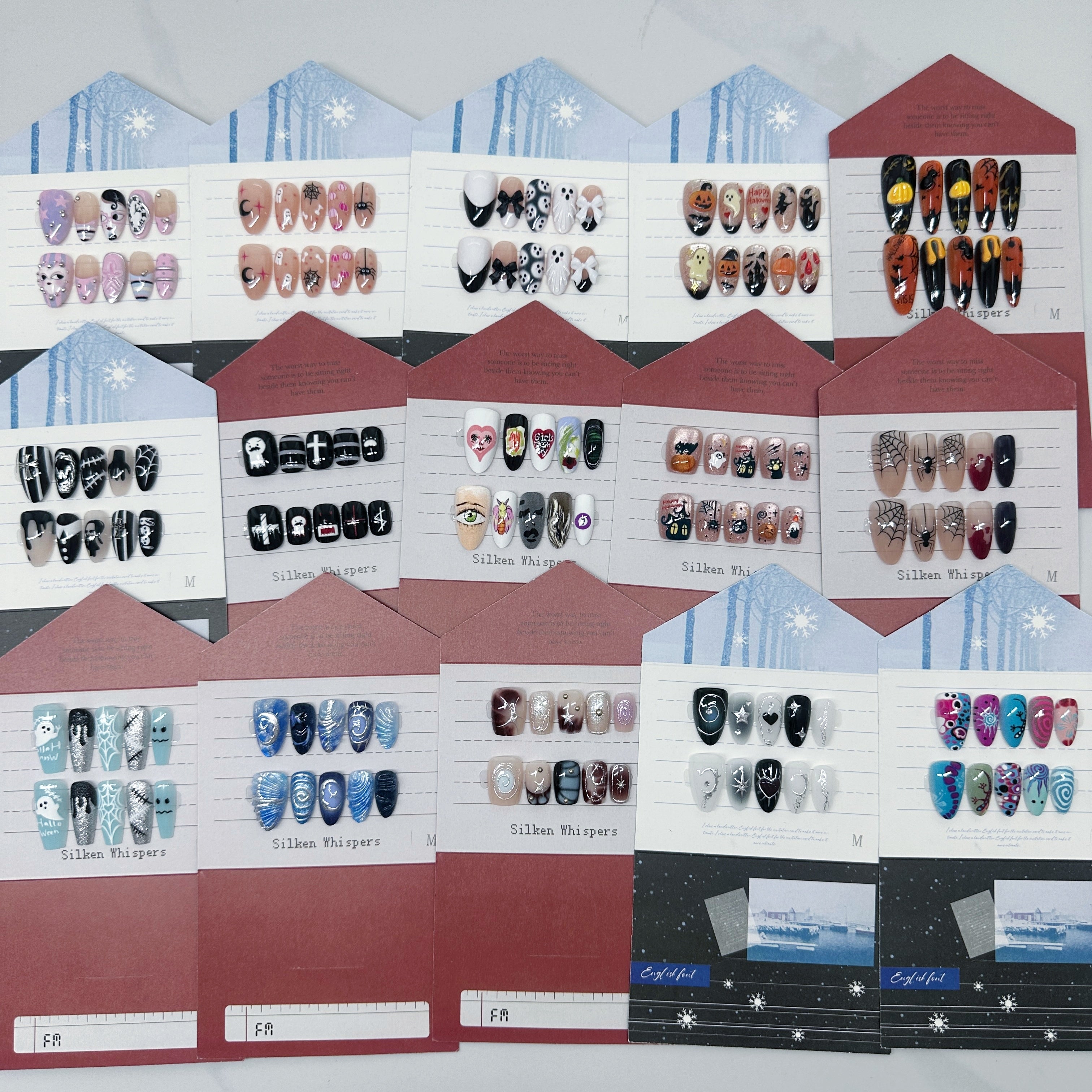 Halloween Envelope Press On Nails Scoops Flash Sale!!!