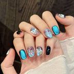 [Miss Pink Ballet]   (Handmade press on nails)  Short/Squoval Nails 10pcs/set