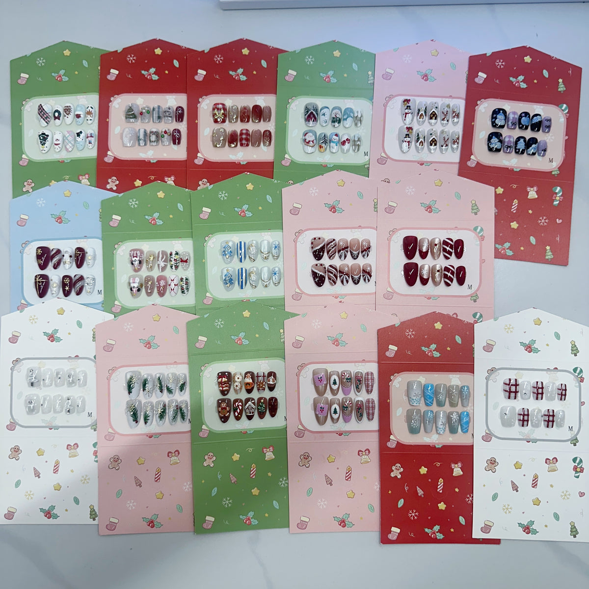 Christmas Envelope Press On Nails Scoops Flash Sale!!!