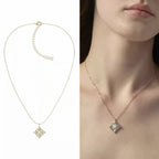Minimalist Flower Necklace Premium Niche Designer Chain Light Titanium Gold Plated Bracelet Fashion Jewelry
