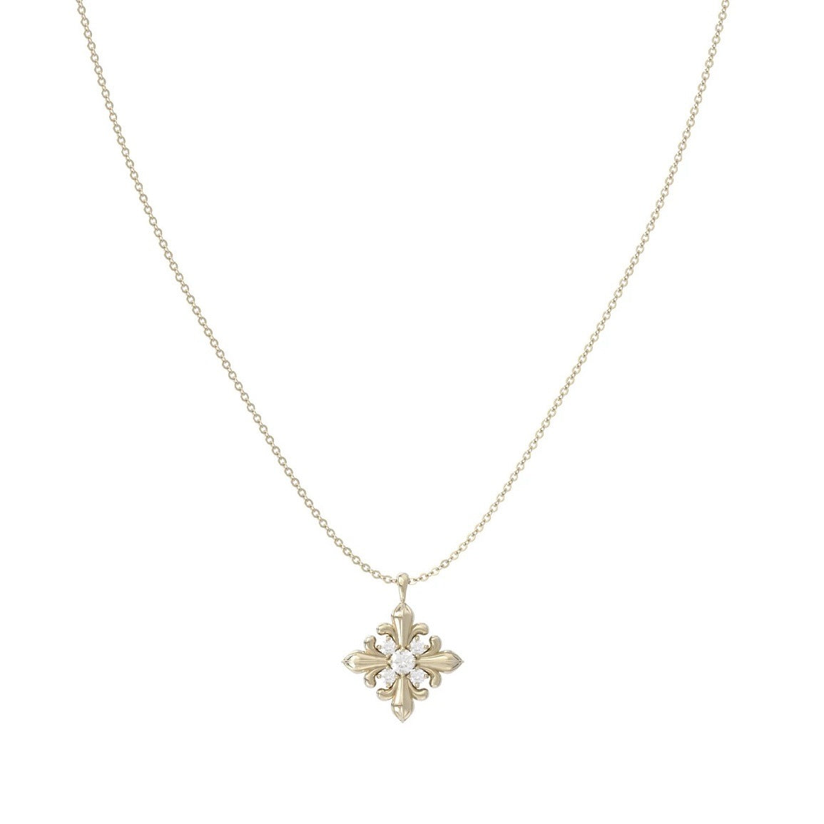 Minimalist Flower Necklace Premium Niche Designer Chain Light Titanium Gold Plated Bracelet Fashion Jewelry