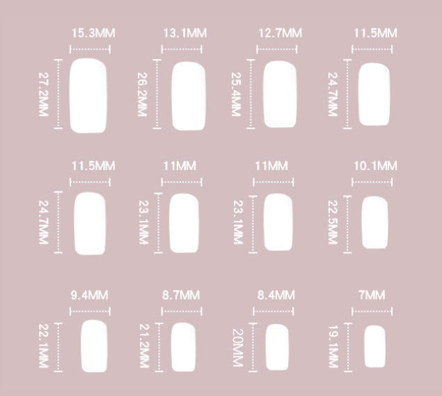 [Modern Pink Blooming]  Short/Squoval Nails    press on nails   24pcs/set