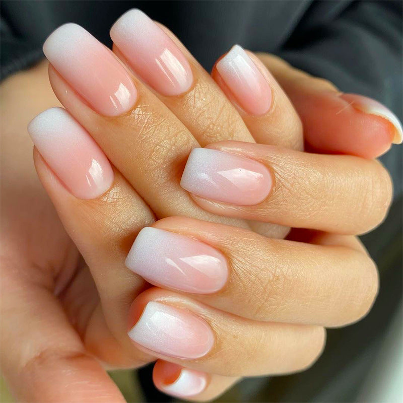 [Modern Pink Blooming]  Short/Squoval Nails    press on nails   24pcs/set