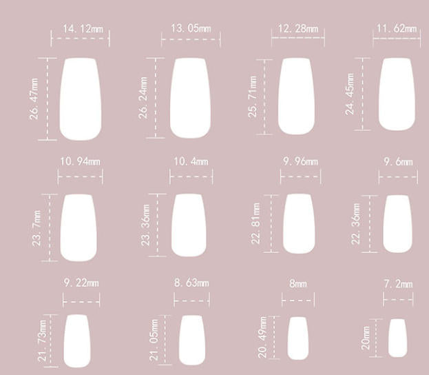 [Sweet Pink Graffiti ]   Long/Coffin Nails    press on nails   24pcs/set