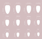 [Purple Butterfly]   Medium/Almond Nails    press on nails   24pcs/set