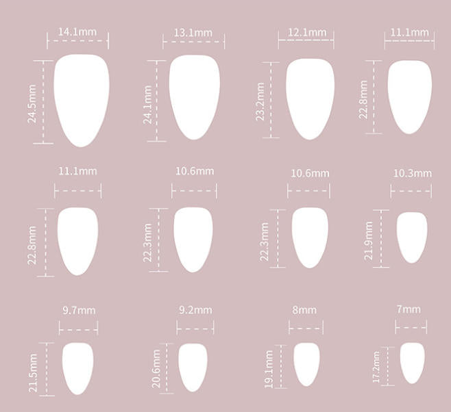 [Purple Butterfly]   Medium/Almond Nails    press on nails   24pcs/set