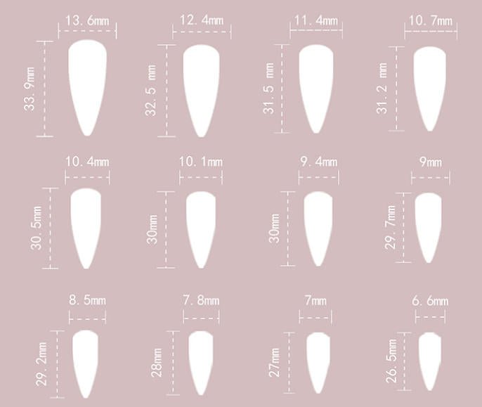 [Dark Black Butterfly]   Long/Stiletto Nails    press on nails   24pcs/set
