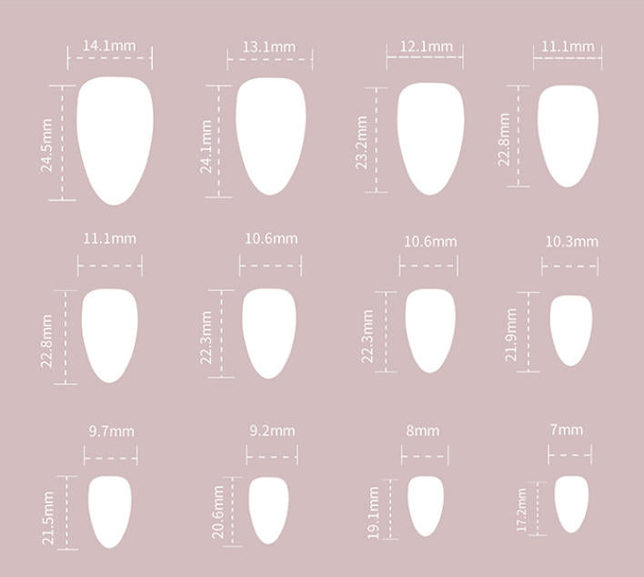 [Black Bowknot]   Medium/Almond Nails    press on nails   24pcs/set