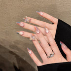[Monet's Garden]   (Handmade press on nails)  Medium/Almond Nails 10pcs/set