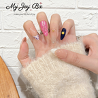 [Happy Dopamine]   Medium/Almond Handmade press on nails  10pcs/set