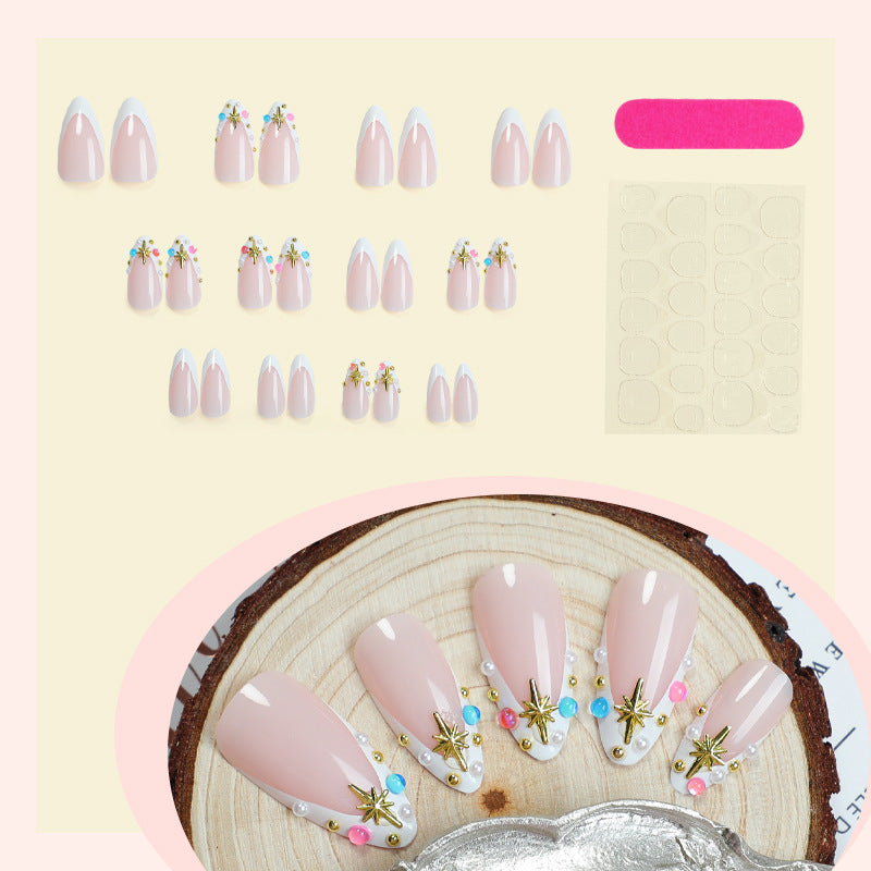 [Miss Diamond]   Medium/Almond Nails   press on nails   24pcs/set