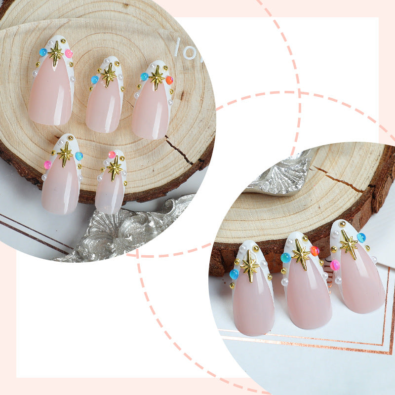 [Miss Diamond]   Medium/Almond Nails   press on nails   24pcs/set