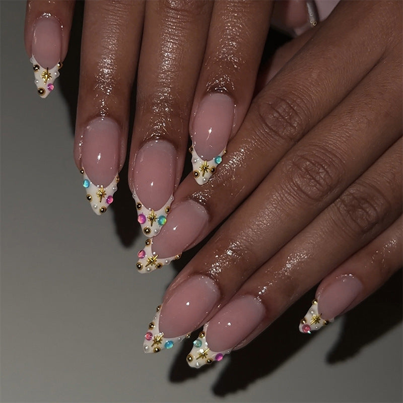 [Miss Diamond]   Medium/Almond Nails   press on nails   24pcs/set