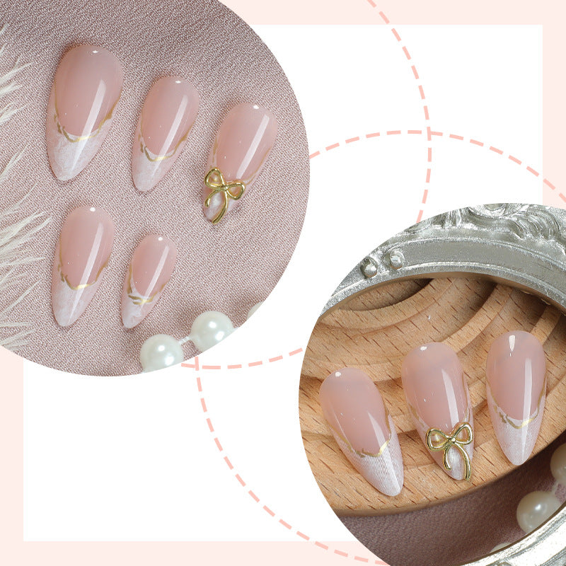 [Elegant Princess]   Medium/Almond Nails   press on nails   24pcs/set