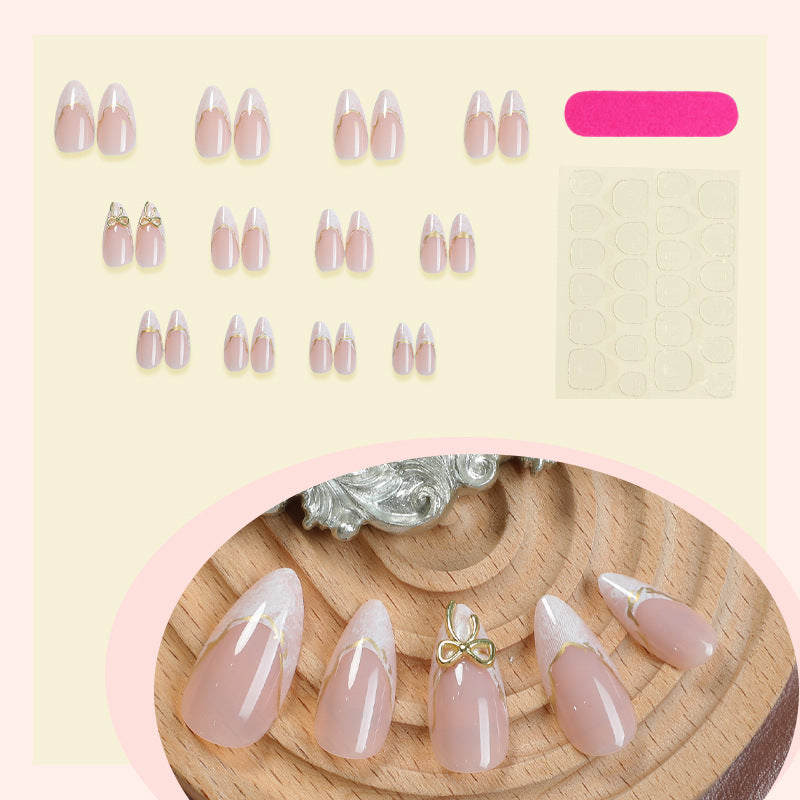 [Elegant Princess]   Medium/Almond Nails   press on nails   24pcs/set