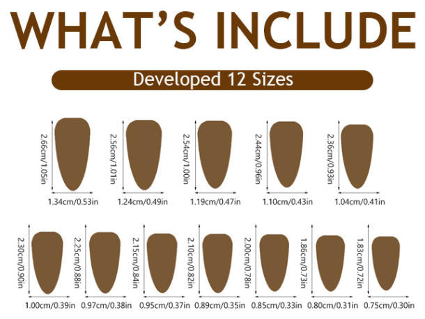 [Elegant Princess]   Medium/Almond Nails   press on nails   24pcs/set