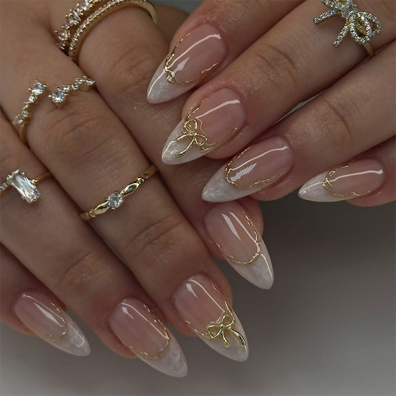 [Elegant Princess]   Medium/Almond Nails   press on nails   24pcs/set