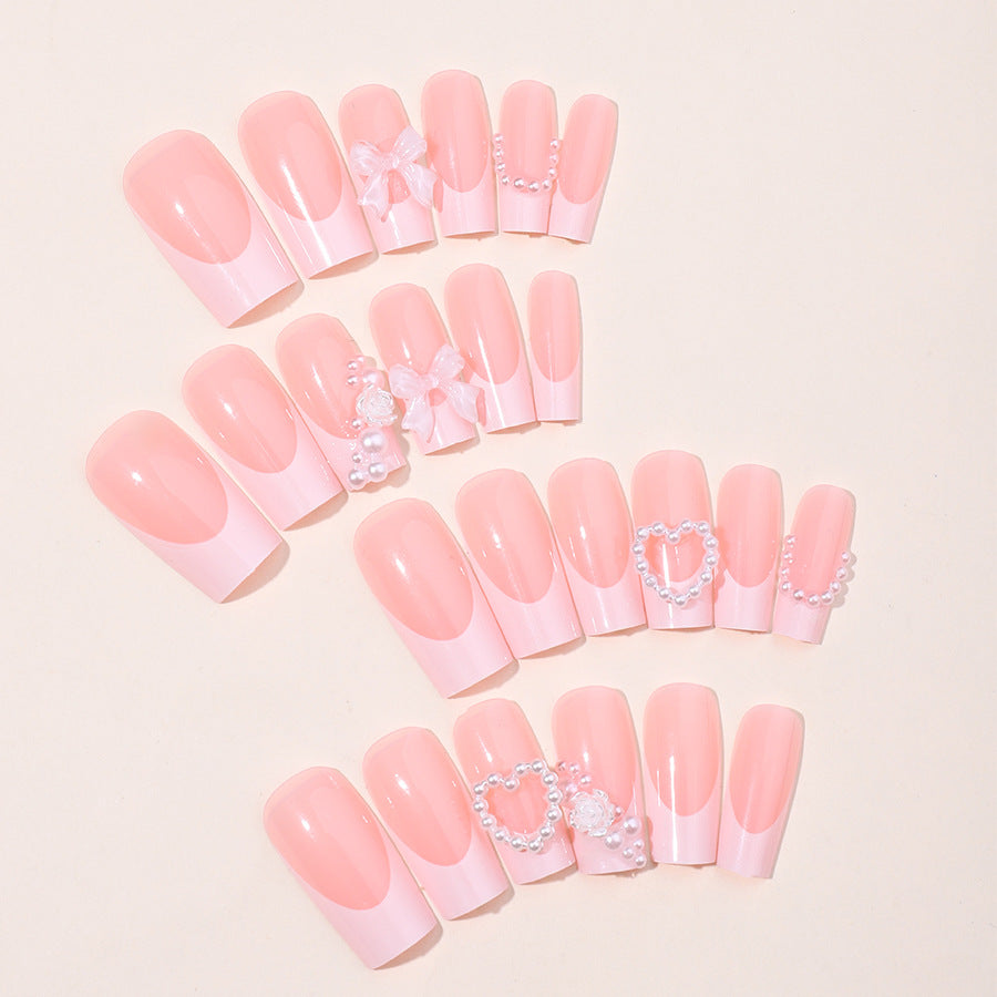 [Charming Golden]   Long/Coffin Nails    press on nails   24pcs/set