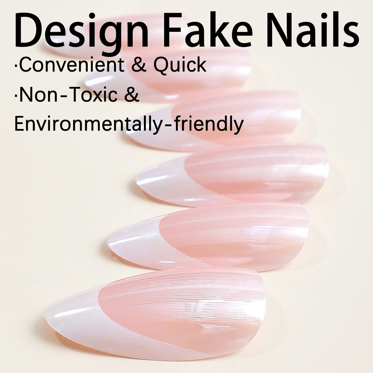 [White Bling]   Medium/Almond Nails   press on nails   24pcs/set