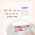 [Miss Bowknot]  Short/Square Nails   press on nails   24pcs/set