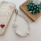 [Princess Snow]Bling Beads Phone Charms Shining Crystal Key Chain Bag Charm