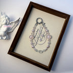 [Dreamlike Star]Bling Beads Phone Charms Shining Crystal Key Chain Bag Charm