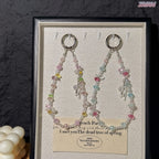 [Bling Bowknot Miss]Beads Phone Charms Shining Crystal Key Chain Bag Charm
