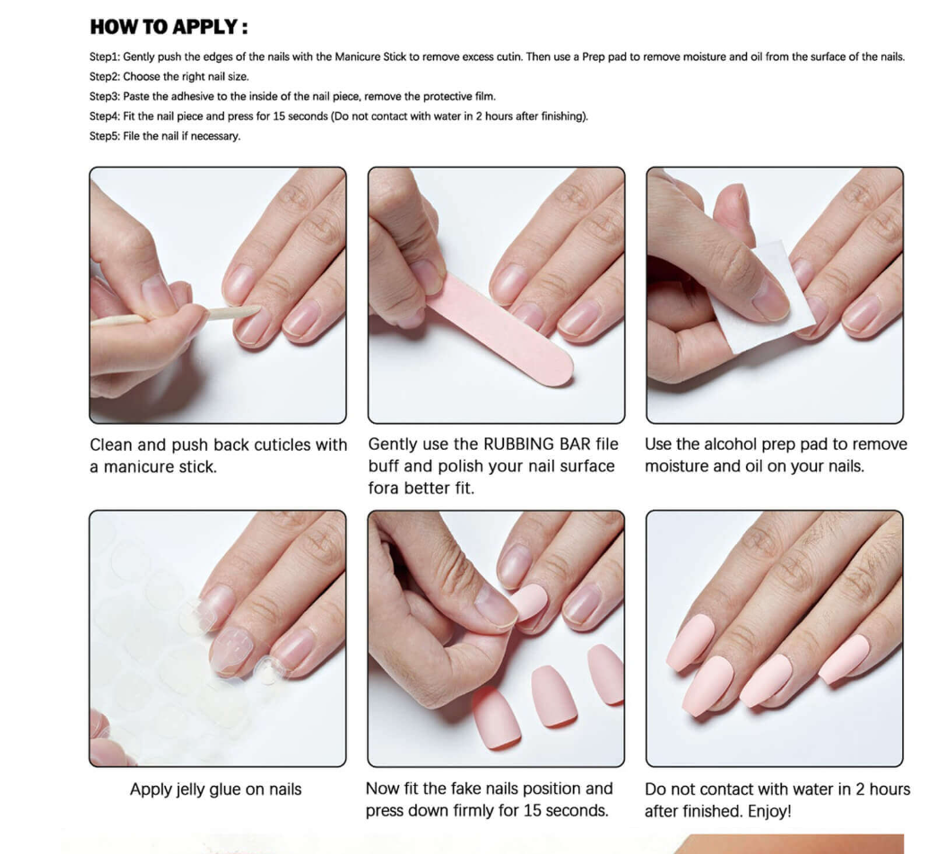 [Romantic Starry River]   Short/Squoval press on nails   10pcs/set