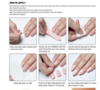 [Blue Velvet]   (Handmade press on nails)  Long/Stiletto Nails 10pcs/set